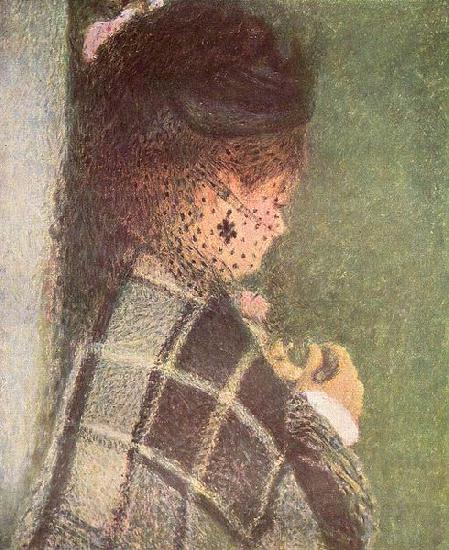 Pierre-Auguste Renoir Dame mit Schleier France oil painting art